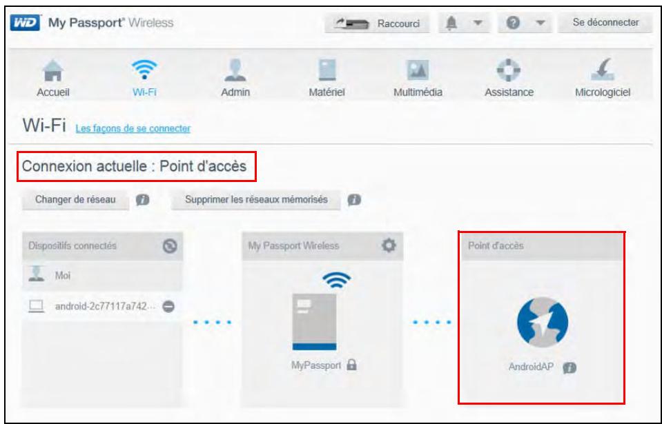WESTERN DIGITAL MY PASSEPORT WIRELESS 2TO - Connexion à un réseau wi-fi public et à internet - 4