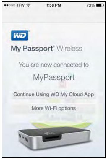 WESTERN DIGITAL MY PASSEPORT WIRELESS 2TO - Utiliser l'application WD my cloud sur un appareil mobile - 13