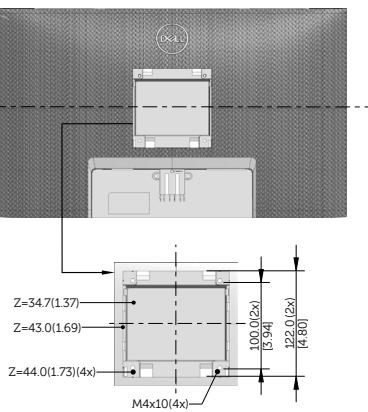 DELL PCS2421H - Dimensions hors tout - 3