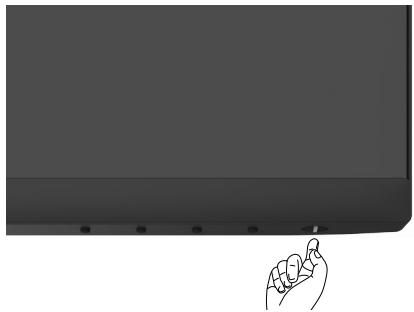 DELL PCS2421H - Mettre le moniteur sous tension - 1