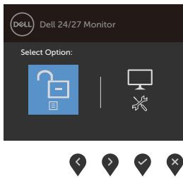 DELL PCS2421H - Pour déverrouiller le(s) bouton(s) - 1