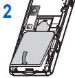 SAGEM SG346i - Première utilisation : installation de la carte SIM et de la batterie - 2