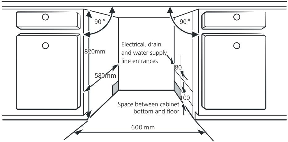 DARRYTHOMSON TWBI4215CFULLSLIDE - Cabinet Opening Requirements - 1