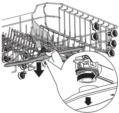 DARRYTHOMSON TWBI4215CFULLSLIDE - Cleaning the spray arms - 1