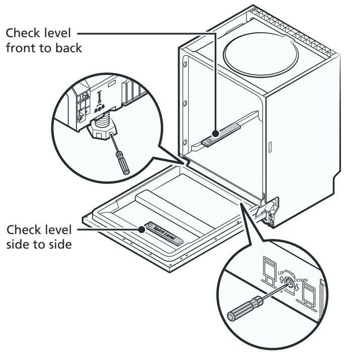 DARRYTHOMSON TWBI4215CFULLSLIDE - Levelling Your Dishwasher - 1