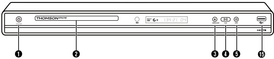THOMSON DTH270ECO - Les touches et leurs fonctions - 1