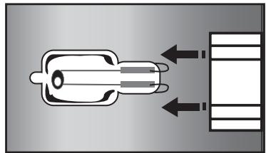 DE DIETRICH DKR7580X - Reemplacement de la LAMPE - 2