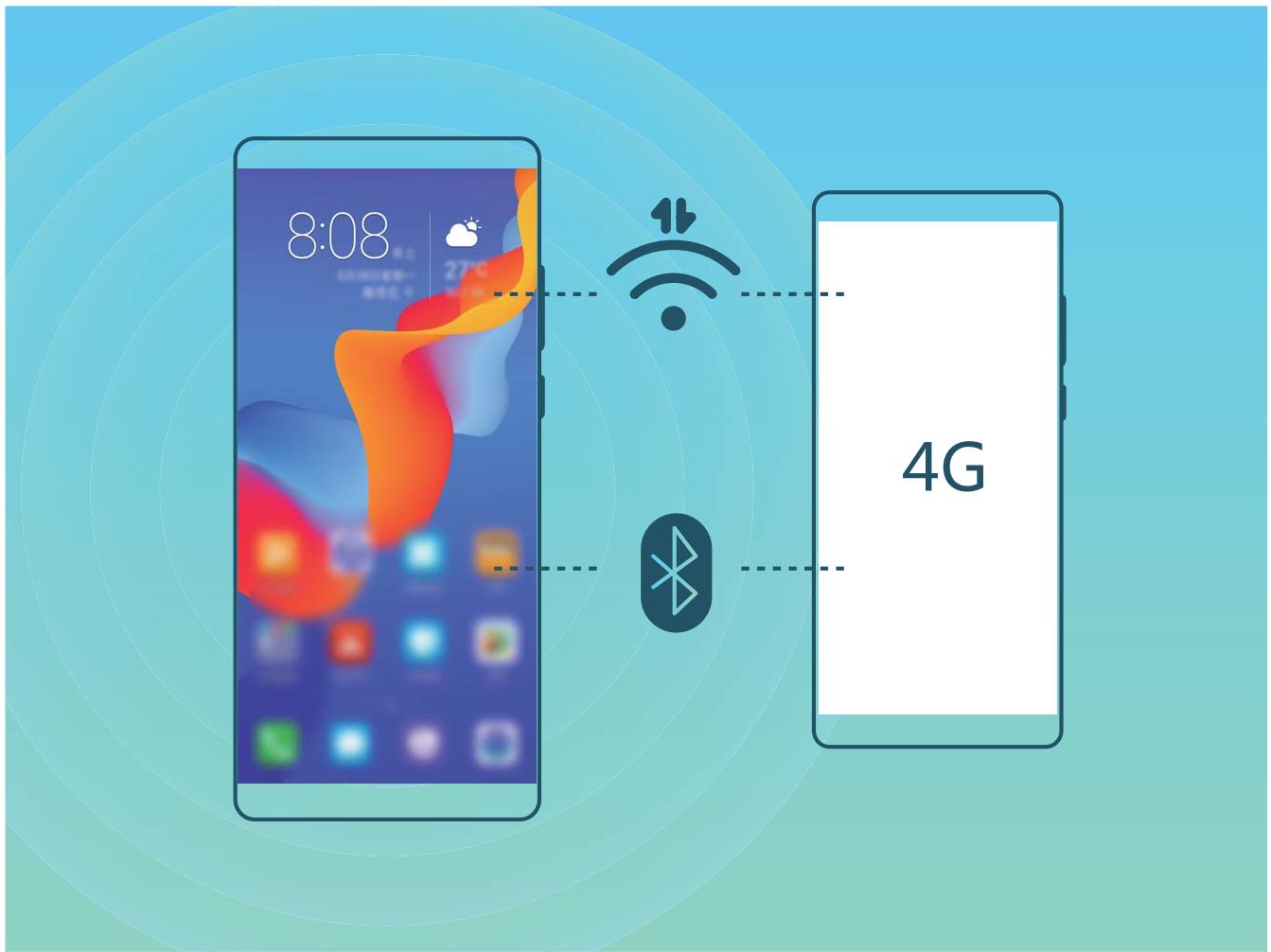 HONOR PLAY PURPLE 6460 - Partager votre réseau mobile avec d'autres appareils - 1