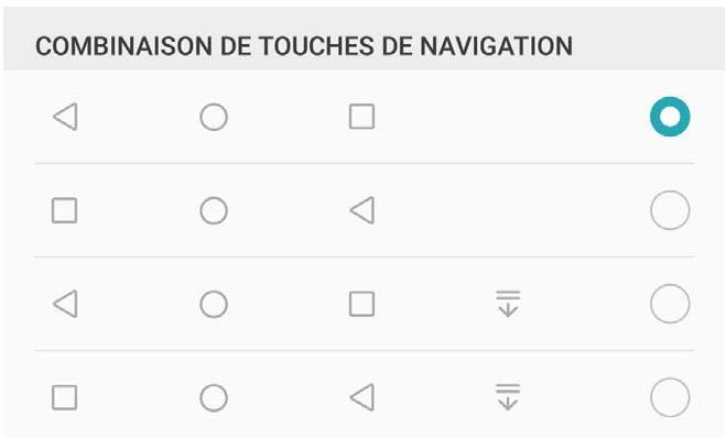 HONOR PLAY PURPLE 6460 - Configurer la disposition de la barre de navigation - 1