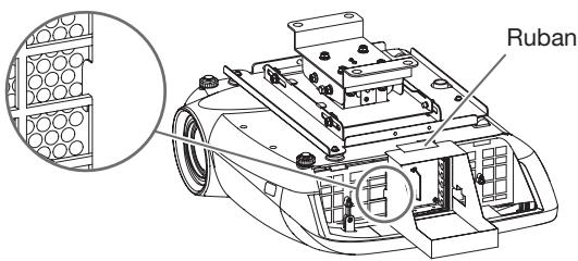 MITSUBISHI HC 6500cobI - Lorsque vous retirez la lampe du projecteur monté au plafond - 2