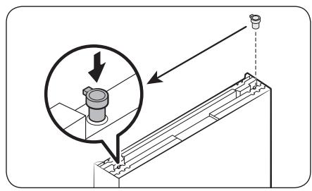 SAMSUNG RB34T600EBN - ÉTAPE 5 Remetre en place la porte du réfrigerateur - 4