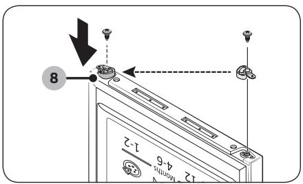 SAMSUNG RB34T600EBN - ÉTAPE 3 Inverser les systèmes de fermetre automatique - 1