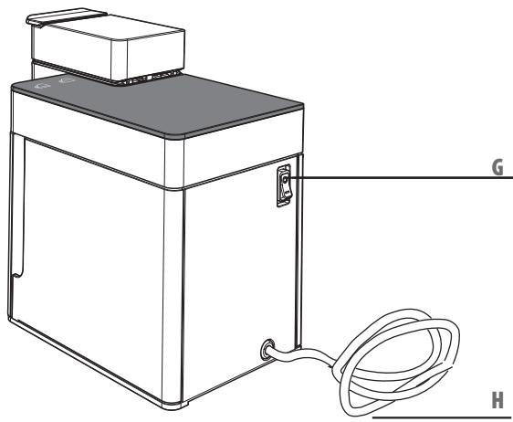 ILLY Y5 NOIRE 6738 - PARTIES DE LA MACHINE - 1