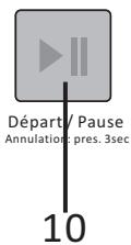 THOMSON TW1016 - Partie gauche : Bouton de sélection du programme - 5
