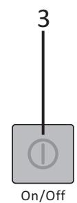 THOMSON TW1016 - Partie gauche : Bouton de sélection du programme - 7