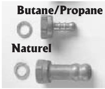 ROSIERES RCG 621 - • RACCORDEMENT PAR TUBE SOUPLE CAOUTCHOUC - 1