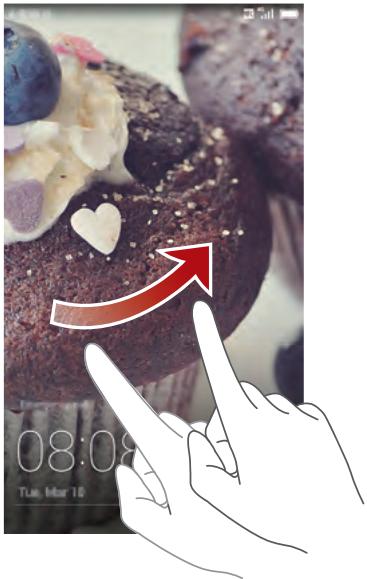 HONOR 6+ BLANC - Déverrouiller l'écran - 1