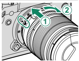 FUJIFILM X-TS - Fixation d'un objectif - 1