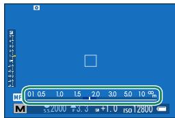 FUJIFILM X-TS - L'indicateur de mise au point manuelle - 1
