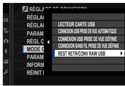 FUJIFILM X-TS - Création de copies JPEG à partir d'images RAW : FUJIFILM X RAW STUDIO - 1