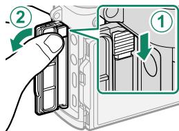 FUJIFILM X-TS - Le cache des connecteurs (détachable) - 1