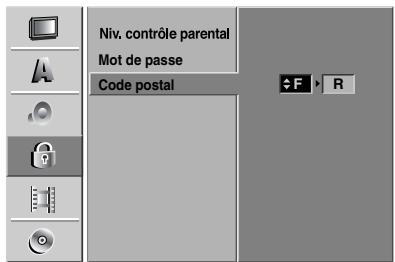 LG RC 7000 ARGENT - Code postal - 1