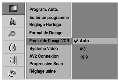 LG RC 7000 ARGENT - Format téléviseur - 2
