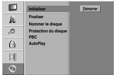 LG RC 7000 ARGENT - Formatage du disque - 1