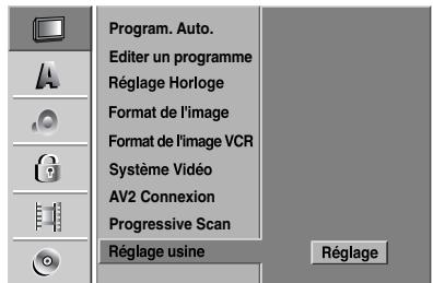 LG RC 7000 ARGENT - Réglage initialiser - 1
