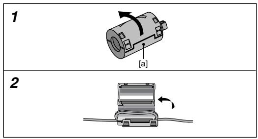 LG RC 7000 ARGENT - Tore de ferrite : - 1