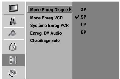 LG RC 7000 ARGENT - Mode enreg disc - 1