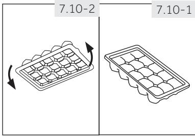 HAIER C3FE632C - Bac à glaçons - 1