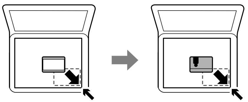 EPSON ET-2756 - Placement d'une carte d'identité à copier - 1
