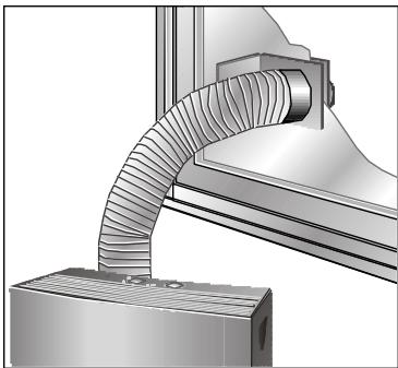 SIEMENS S1 RKM 09102 ARGENT - Possibilités d'évacuer l'air vers l'extérieur - 2