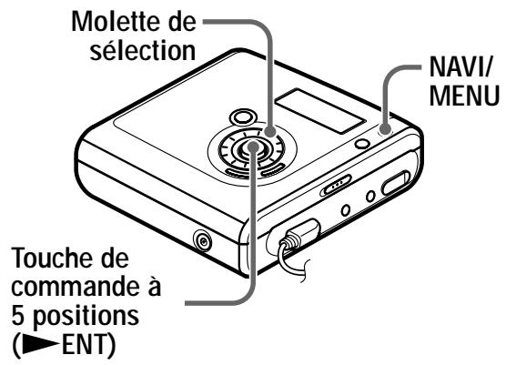 SONY MZ-NH700 - Sélection du mode de disque (disc mode) - 1