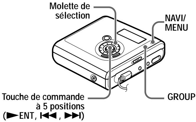 SONY MZ-NH700 - Sélection du mode de lecture - 1