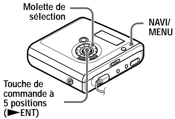 SONY MZ-NH700 - Sélection du mode d'enregistrement - 1