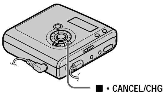 SONY MZ-NH700 - Charge de la batterie. - 1