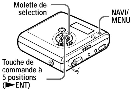 SONY MZ-NH700 - Démarrage rapide de la lecture (quick mode) - 1