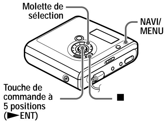 SONY MZ-NH700 - Annulation d'un réglage de groupe (group release) - 1