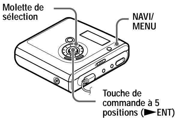 SONY MZ-NH700 - Visualisation de diverses informations - 1