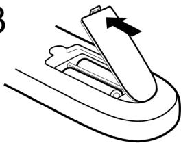 DISNEY MD40518 - Insérer les piles dans la télécommande - 3