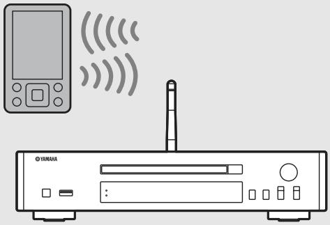YAMAHA MCR-N8Z70D - Jumelage d'un périphérique bluetooth avec l'appareil - 3