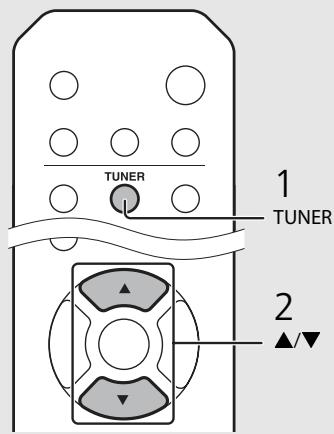 YAMAHA MCR-N8Z70D - Préenregistrement de stations DAB - 3