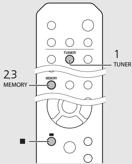 YAMAHA MCR-N8Z70D - Préreglage automatique - 2