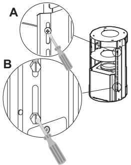 FABER RONDA 370 BLANCHE - PREPARATION DU TREILLIS POUR LE BRANCHEMENT DE LA HOTTE EN VERSION FILTRANTE - 1