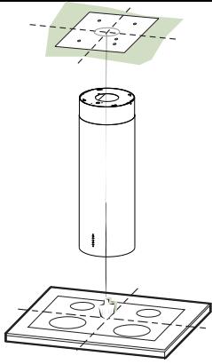 FABER RONDA 370 BLANCHE - Encombrement - 5