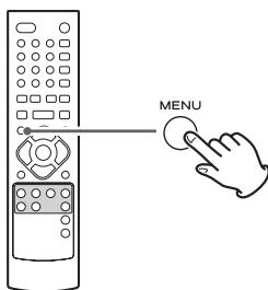 TEAC CR-H206I-S - Retour au menu précédent - 1