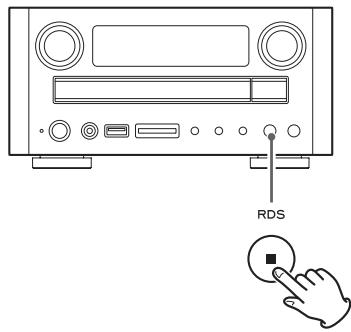TEAC CR-H206I-S - Affichage du type de programme RDS (PTY) - 1