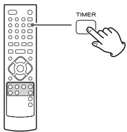 TEAC CR-H206I-S - Activation de la minuterie - 1